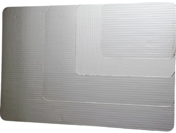 New Method Packaging - 26" x 18" White Square Corrugated Slip Pad, Pack of 50 - IMPCRS2618